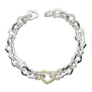 TIFFANY 18k Gold Heart Bracelet